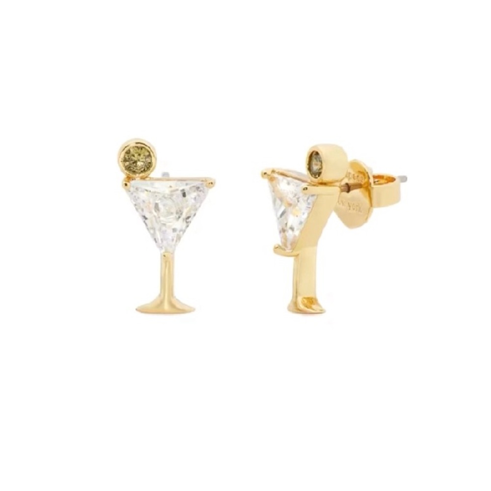 $68 Kate Spade Shaken Or Stirred Martini Studs View 3